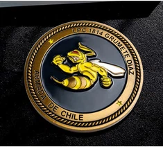 3D-дизайн сувенірної металевої монети до 40-річчя