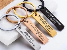 Металевий брелок зі сплаву цинку